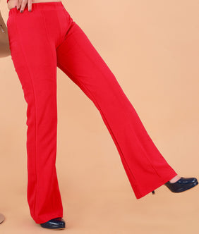 Rangoki Bell Bottom Stretchable Trouser