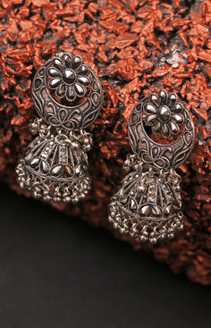 Oxidized Earring