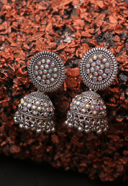 Oxidized Earring