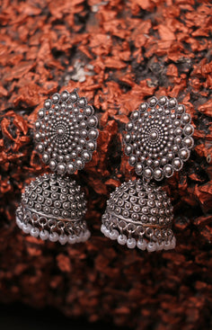 Oxidized Earring