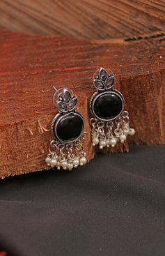 Oxidized Earring