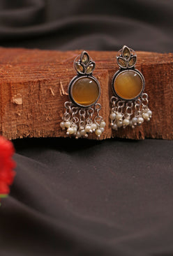 Oxidized Earring