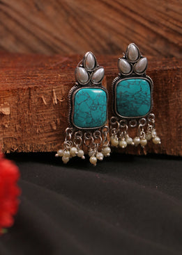 Oxidized Earring