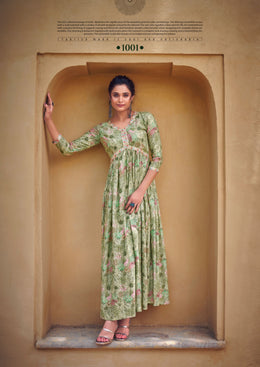 vitara fashion launches exclusive designer long alia cut gown