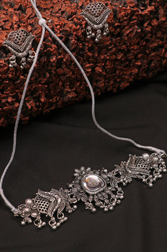 Oxidized Necklace Set