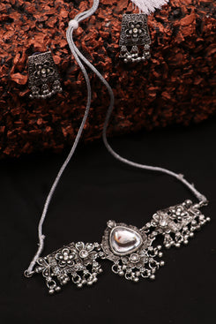 Oxidized Necklace Set