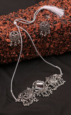 Oxidized Necklace Set