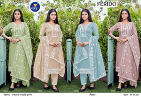 Vitara fashion launches exclusive designer pic& choose kurti pent with dupatta